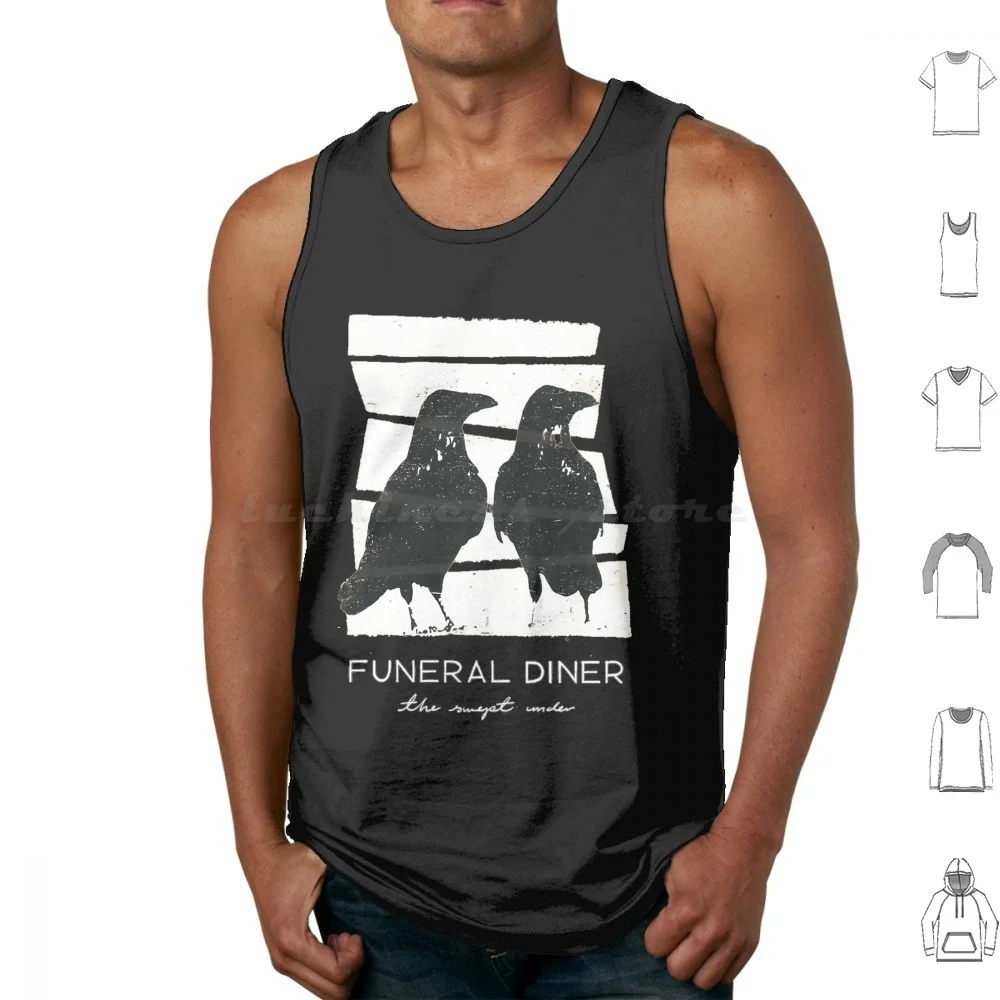 Funeral Diner Tank Tops Print Cotton Screamo Emo Post Post Hardcore Funeral Diner Orchid Funeral Pg 99 Saetia City Of