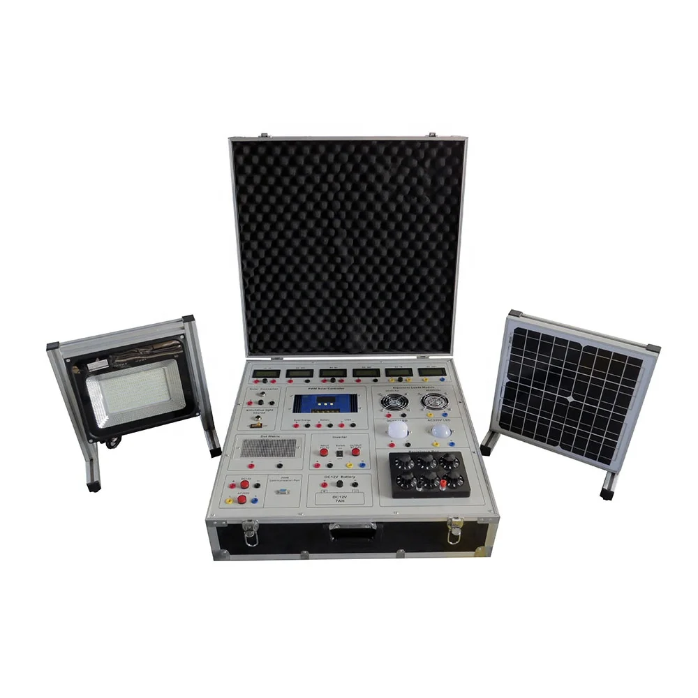 Solar Power Generation Experiment  Educational Equipment Renewable Training System