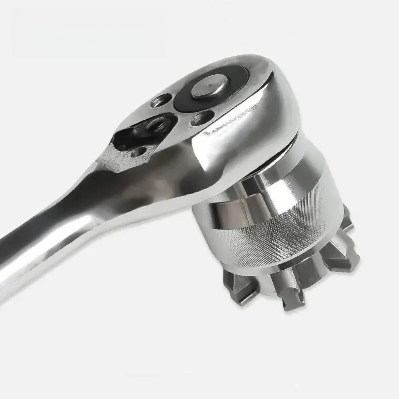 Adjustable Universal Socket Wrench Grip Adapter, 10-19mm Hex Head Nuts And Bolts Driver Tool, For 3/8