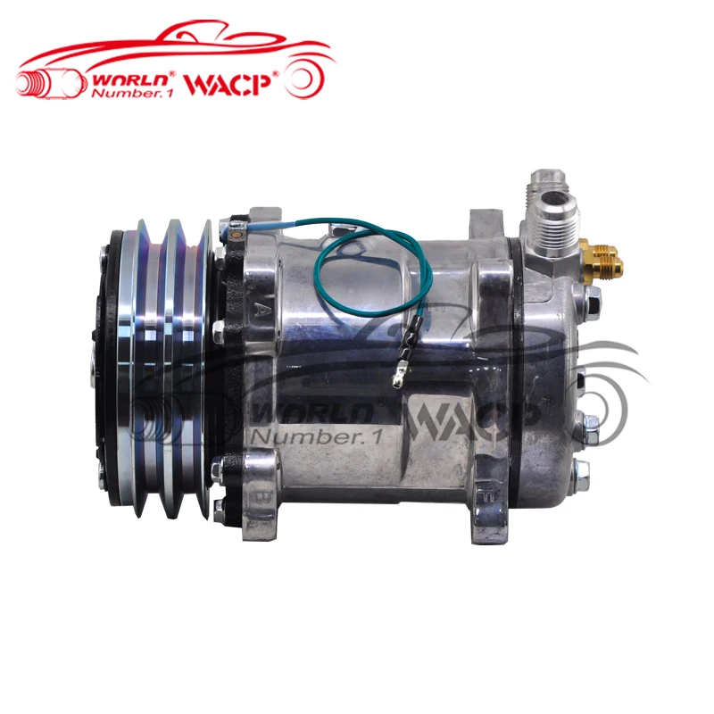

Modification Car Air Conditioner Compressor Repair for NewHolland for JCB for 24V OEM SD5H149007 SD5089007 5H14 2A WXUN133