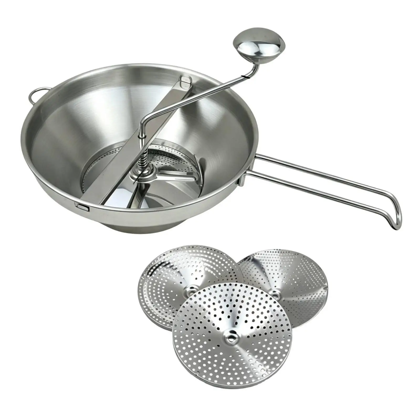 Rotary Stainless Steel Food Mill | Versatile, Food Mill with Hand Crank, for Canning