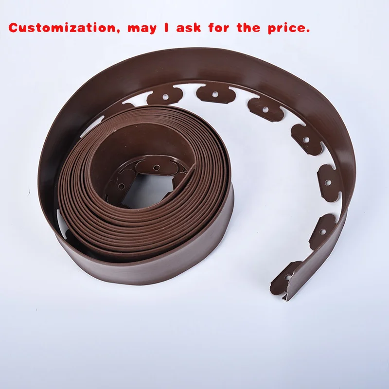 

custom.Plastic Fence Factory Stadium Garden Fence Strip Stone and Grass Belt