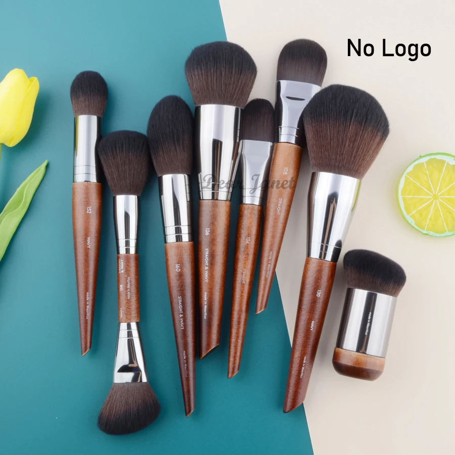 Natural wood Makeup brushes whole set Pro Powder Blusher sculpting Eyeshadow make up kit smudge highlighter eyebrow brush exquis