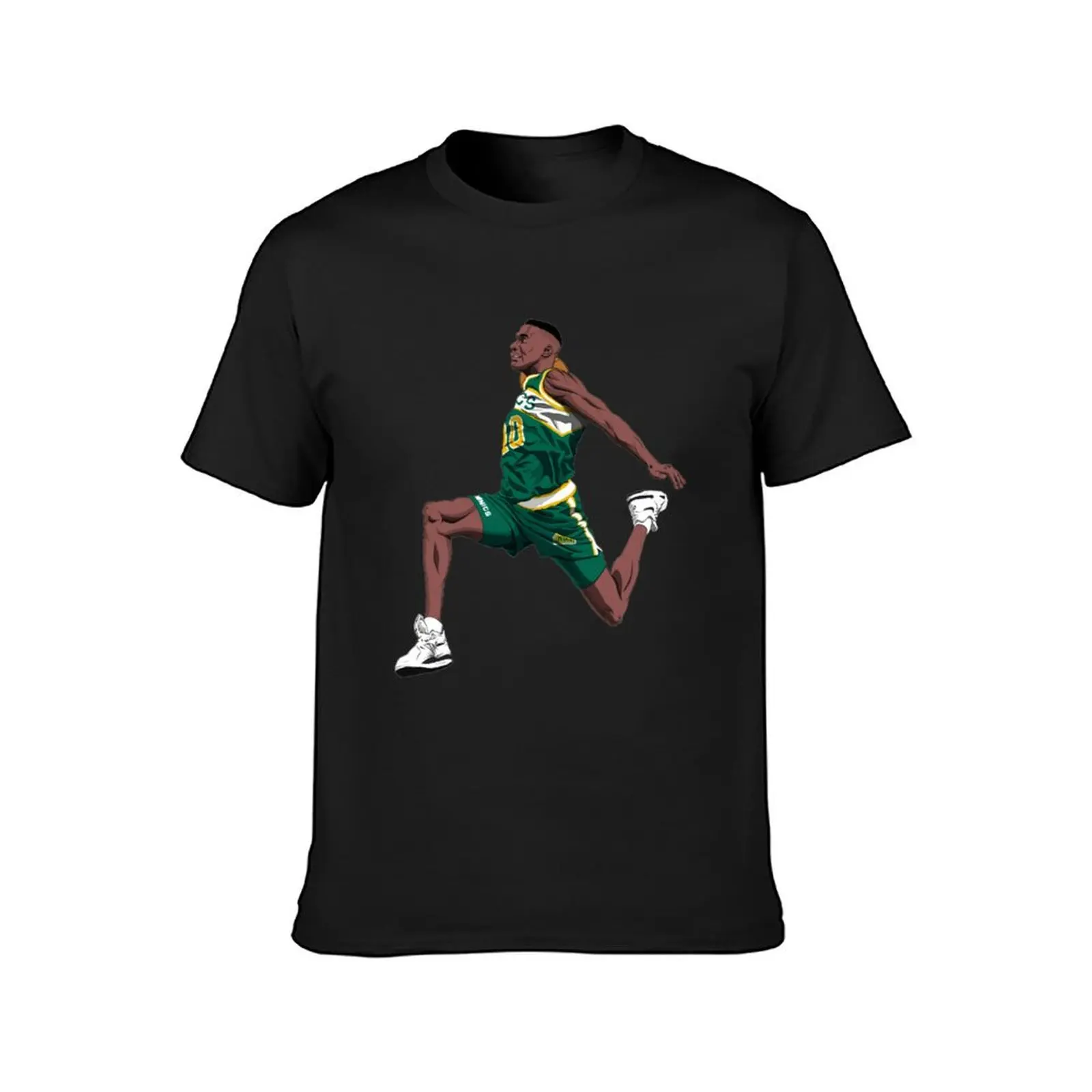 Shawn Kemp 40 - King Dunk Basketball T-Shirt customs design your own boys whites plain black t shirts men