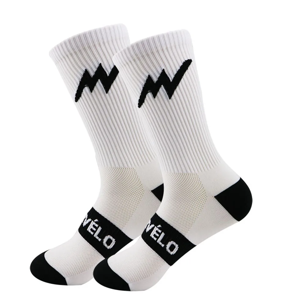 1 pair of men's outdoor sports socks, cycling shoes, road cycling socks, running basketball shoes