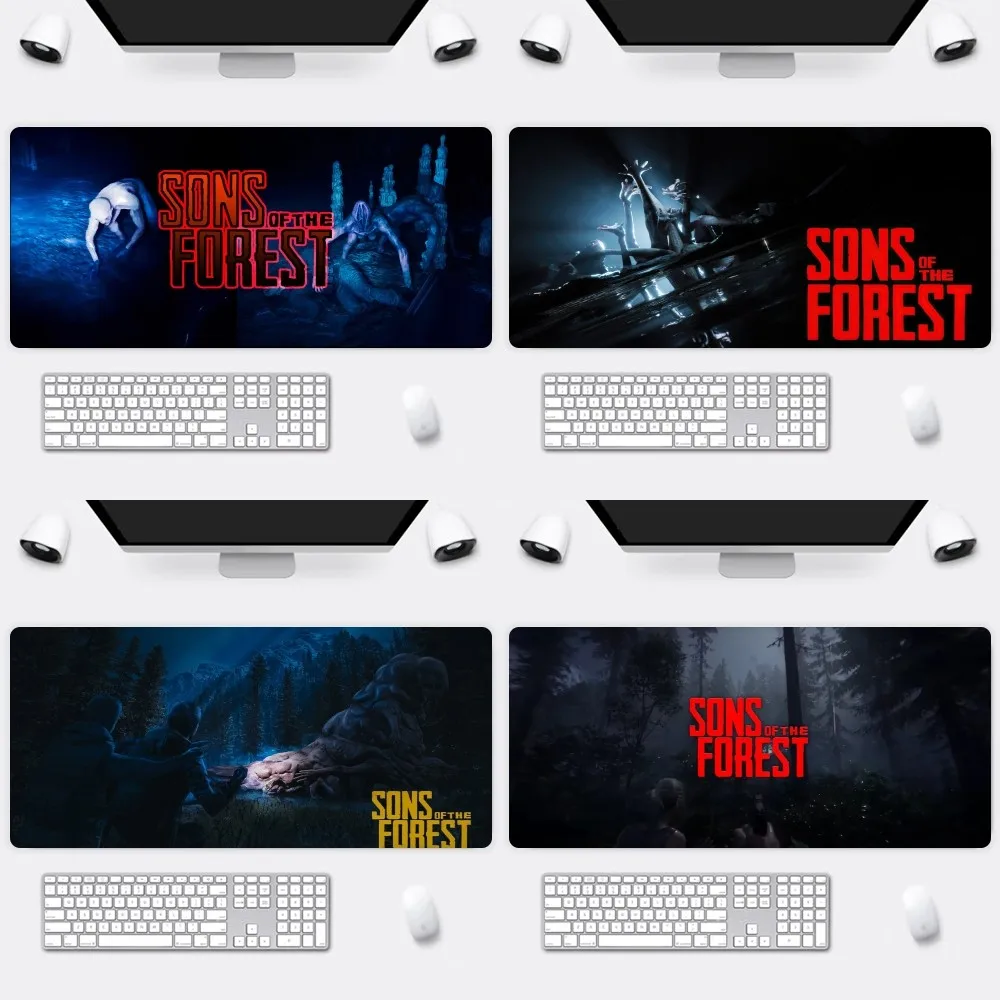 

Game Sons of the Forest Mousepad Office Large Small Mouse PC Computer Game Keyboard Rubber Anti-Slip Mice Mat