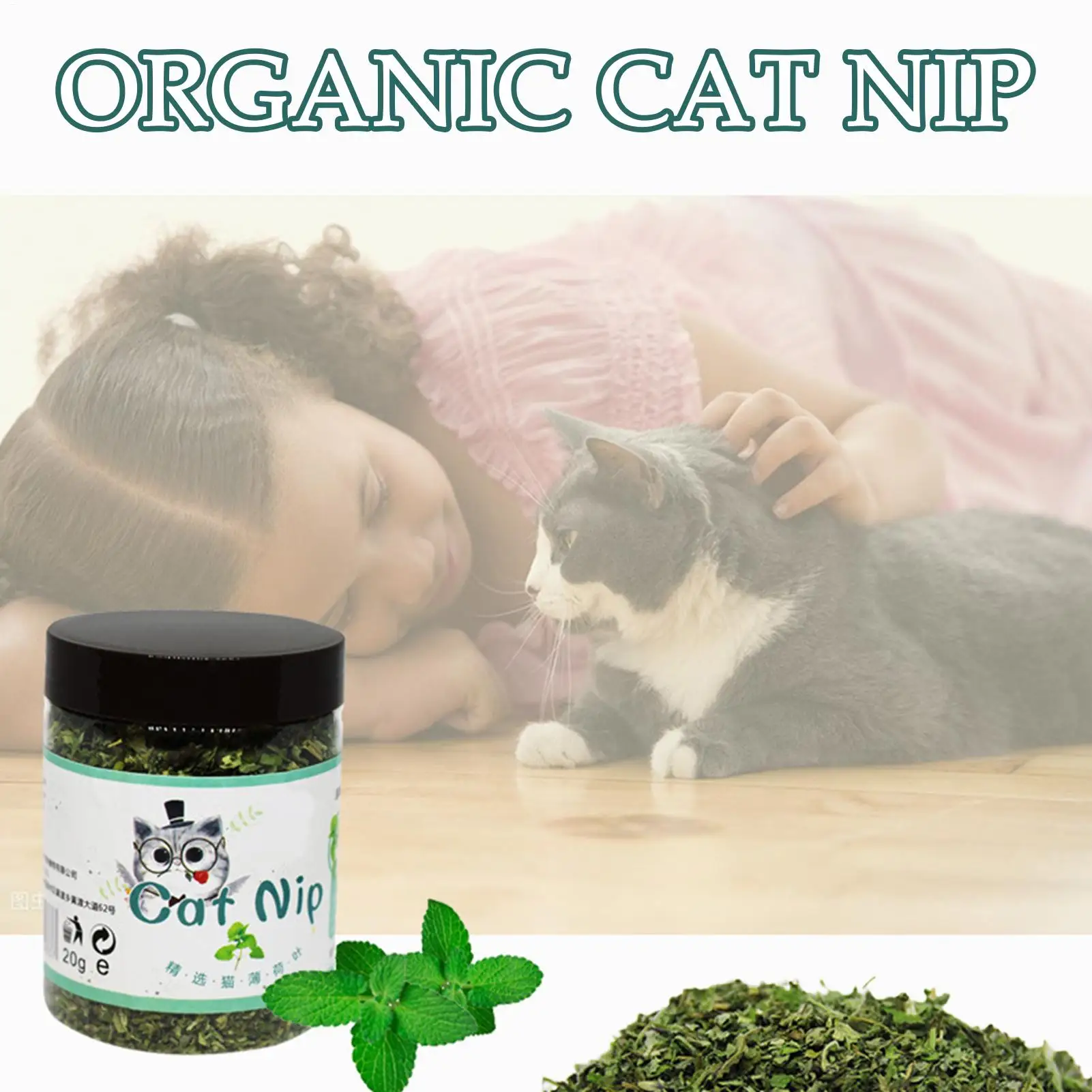 Catnip Natural Premium, elija hojas frescas de hierba gatera para gato y gatito, se puede rociar en juguetes, Kit de comida, disfrute