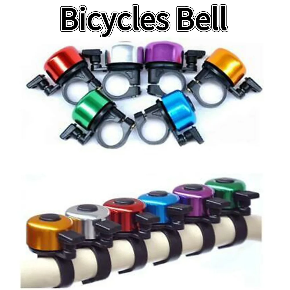 Lightweight Aluminum Alloy Bicycles Bell Compact MTB Bike Horn With Crisp Sound Fit 22-25mm Handlebar Mountain City Folding Bike