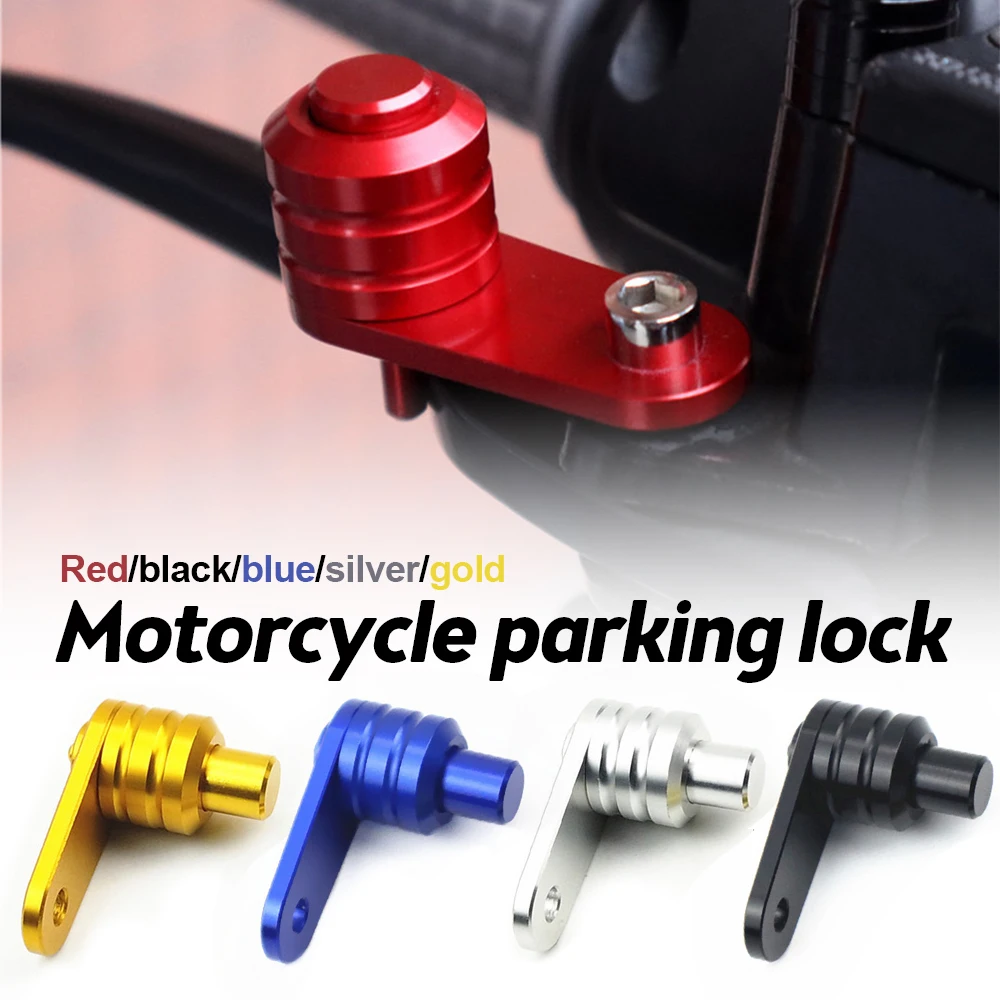 Motorcycle Parking Brake Switch Original CNC Motorcycle Brake Clutch Lever Semi-automatic Control Lock Motorcycle Accessories