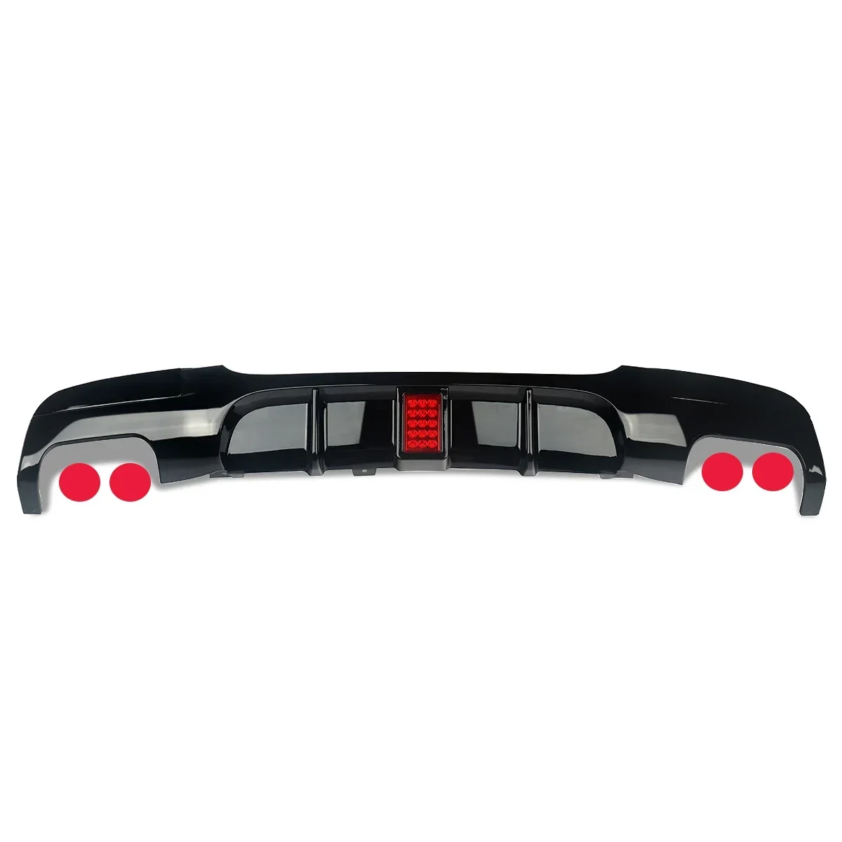 Achterbumper Spoiler Lip Met Led Voor Bmw 3 Serie E90 318i 320i 328i 330i 335i 340i Diffuser Met Remlicht 2005-2012