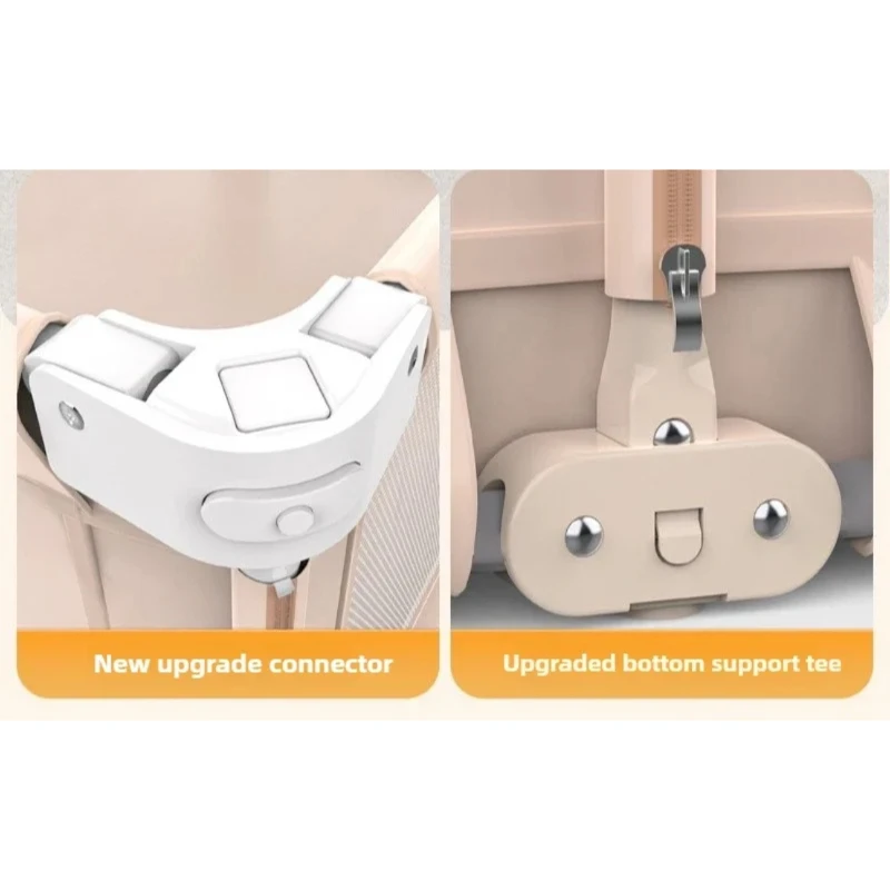 روضة أطفال قابلة للطي، ملعب كبير لسياج أمان الطفل، منطقة ألعاب الأطفال المحمولة، ساحة اللعب الداخلية/الخارجية مع حقيبة حمل #5