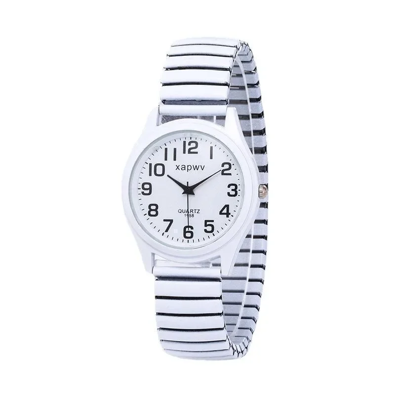 Neuankömmling Mode Frauen Uhren Männer Elastizität Uhr Quarz männliche Armbanduhr Relogio Feminino Uhren Paare Uhr Reloj