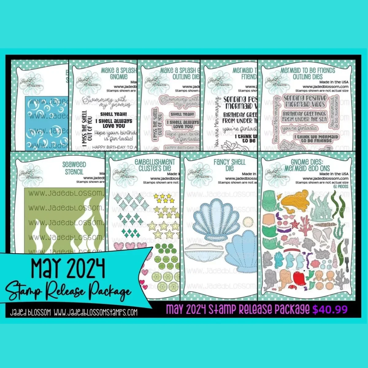 

New Gnomish Mermaid Metal Cutting Dies Clear Stamps Stencil DIY Scrapbook Craft Decoration Embossing Template Supplies