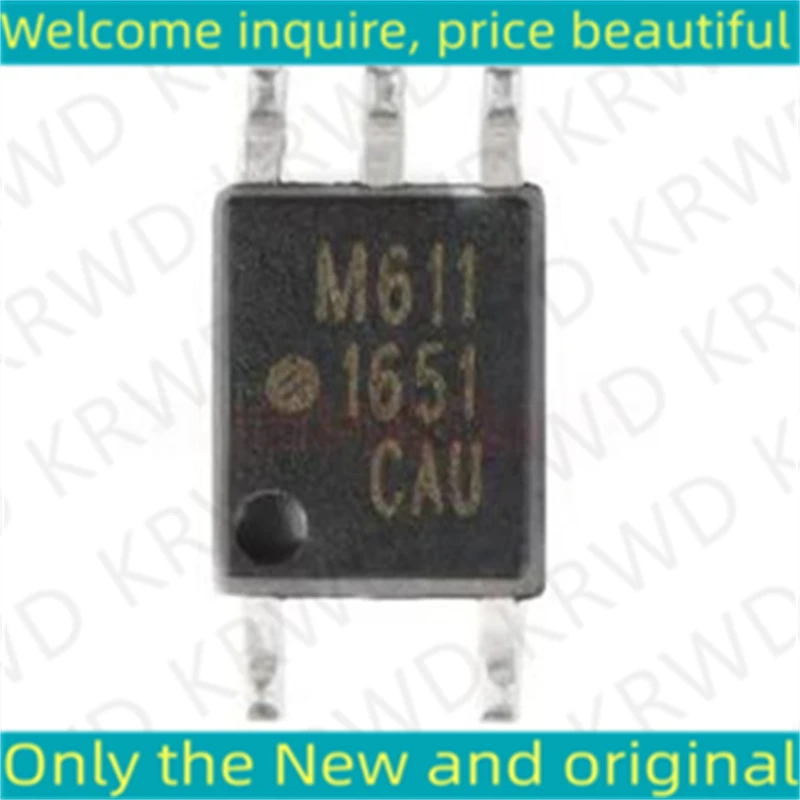 10PCS  M611 New and Original Chip IC  HCPL-M611-500E HCPL-M611 SOP-5