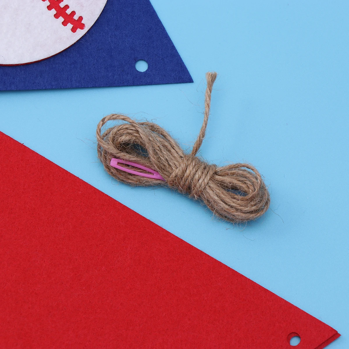 

Baseball Theme Garland Triangle Banner Decorative Hanging Party Supplies Lightweight Wall Decoration Birthday Celebration Banner
