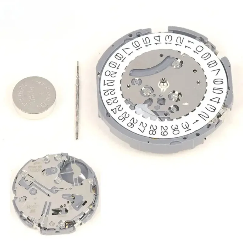 Japan VK63A Chronograph Quartz Movement with Battery Japan Original Mechanism VK63 VK61A VK67A Mod Replace Movement