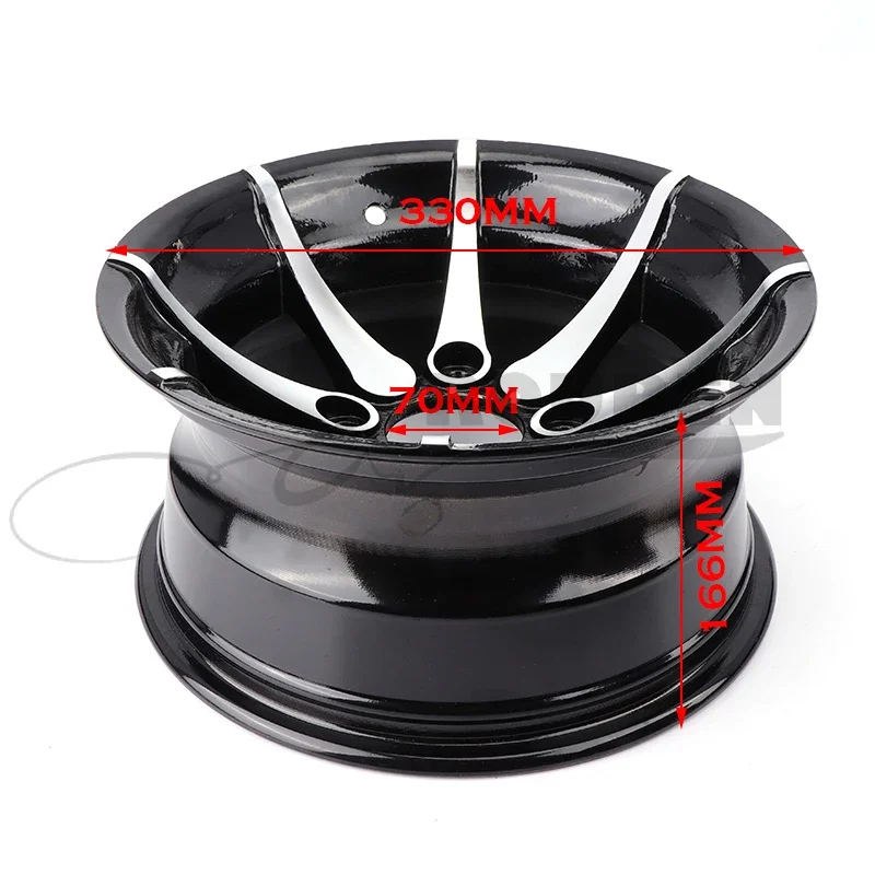 12 inch aluminum alloy front and rear rims suitable for four-wheel ATV kart UTV all-terrain vehicle 12-inch tires parts Tire