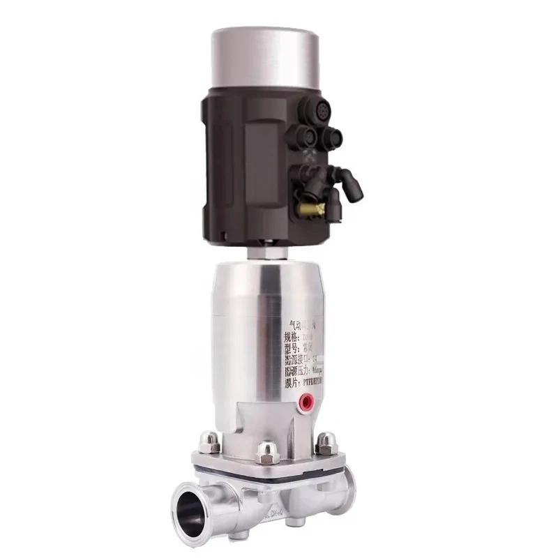 for SS316L Food Grade Diaphragm Proportional Valve Pneumatic Diaphragm Valves With Position Sensor