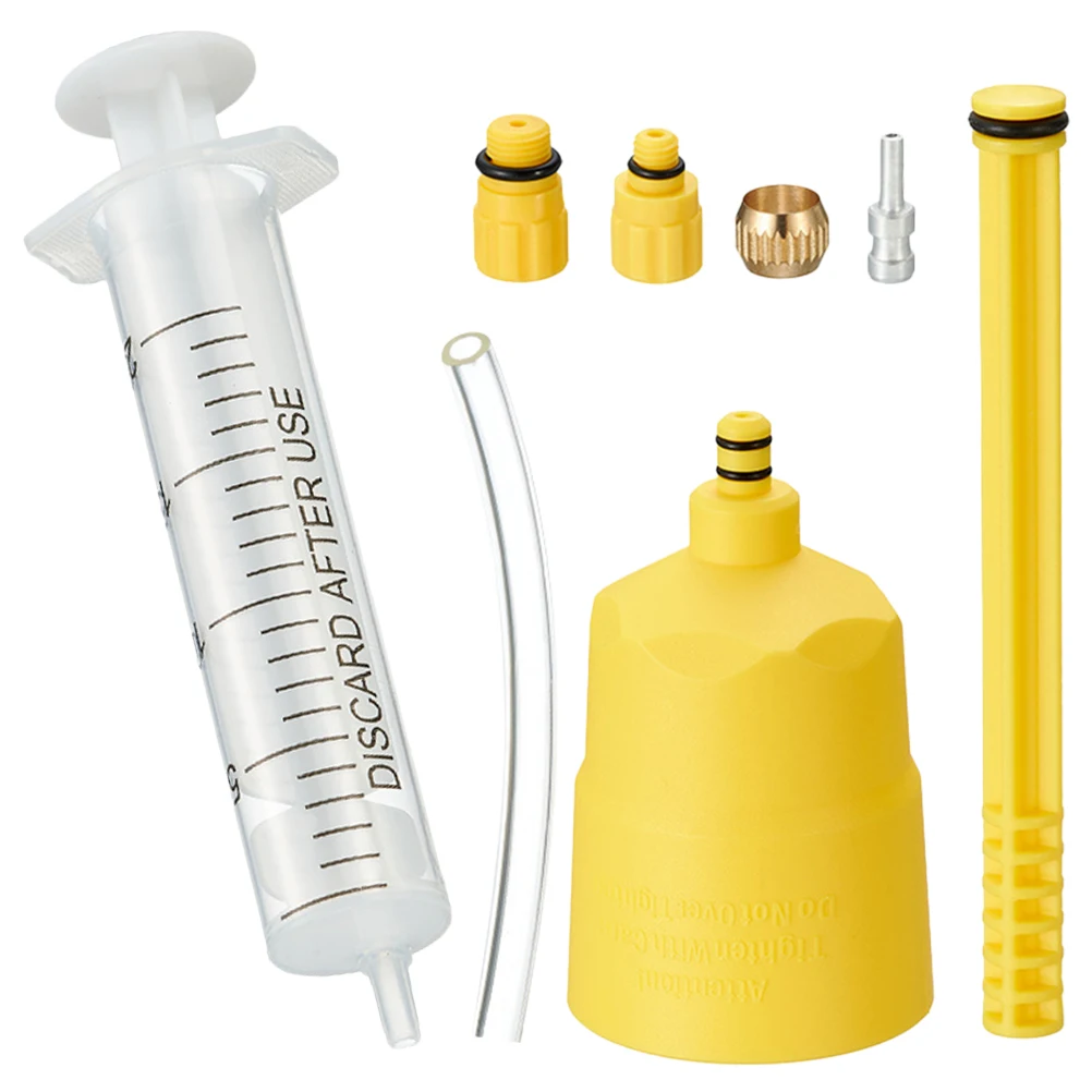 

Bicycle Repair Tools Hydraulic Disc Brake Bleed Tool Bike Bleeding Kit Oil Filling Accessories Lightweight Plastic Construction