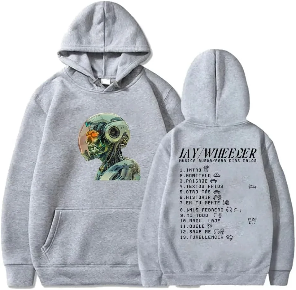 

Jay Wheeler Tour Hoodies Musica Buena Para Dias Malos Merch Hooded Women Men Fashion Casual Sweatshirts