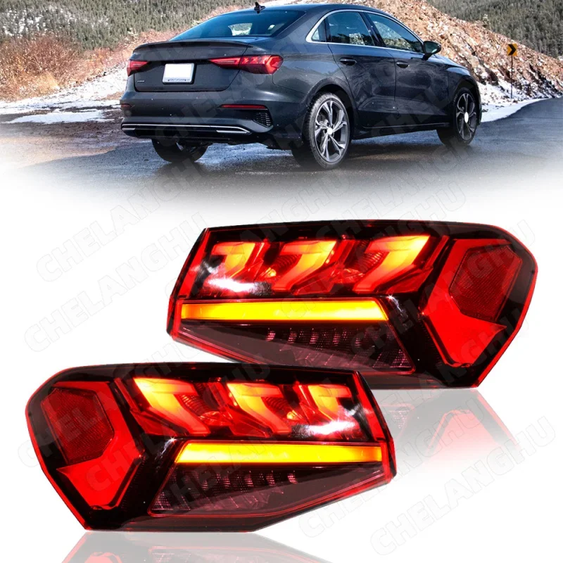 

1Pair Outer Taillights For Audi A3 2022 2023 2024 8Y0 945 208 8Y0 945 207 LED Tail Rear Lamp Car Accessories