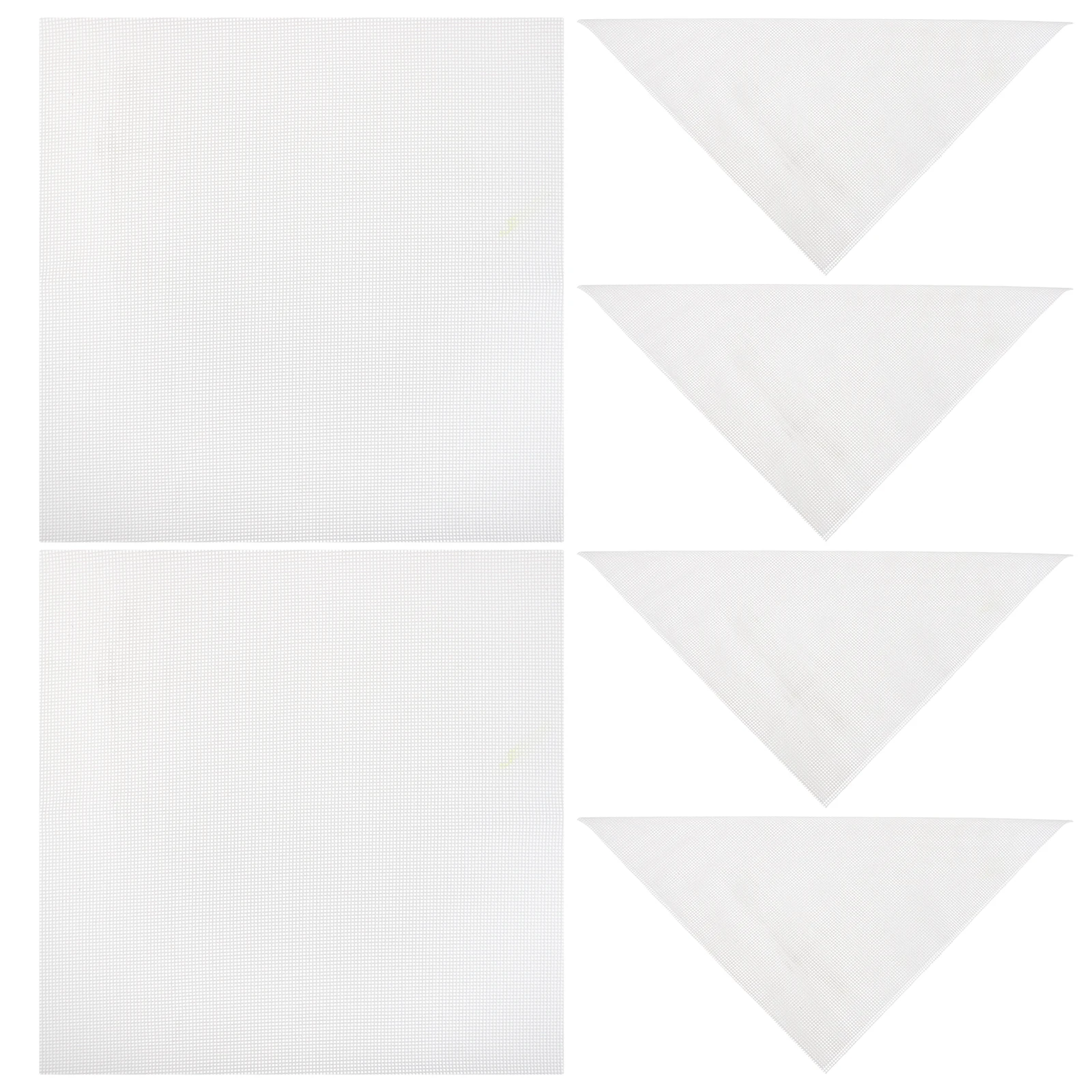

6pcs Silicone Dehydrator Mats Reusable Non-Stick Food Drying Sheets For Fruit Vegetables Meat Flexible Easy Cut Replacement