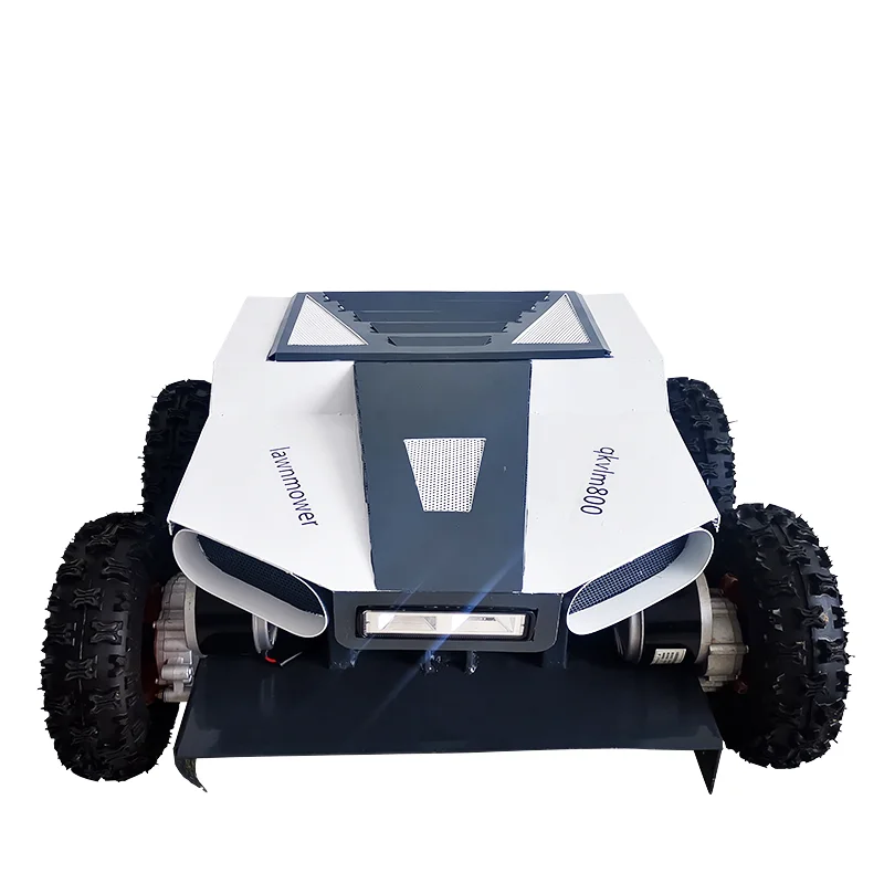 

PURE BATTERY POWERED ROBOTIC REMOTE CONTROL LAWN MOWER