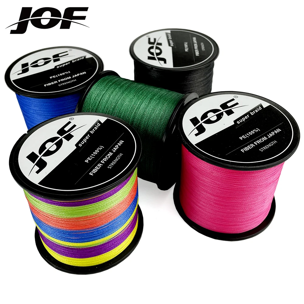 JOF X8 Super Strong 8Strands Braided Fishing Line 300/100M Multifilament PE Line Saltwater Fishing Tackle 22 31 39 43 52 61 78LB