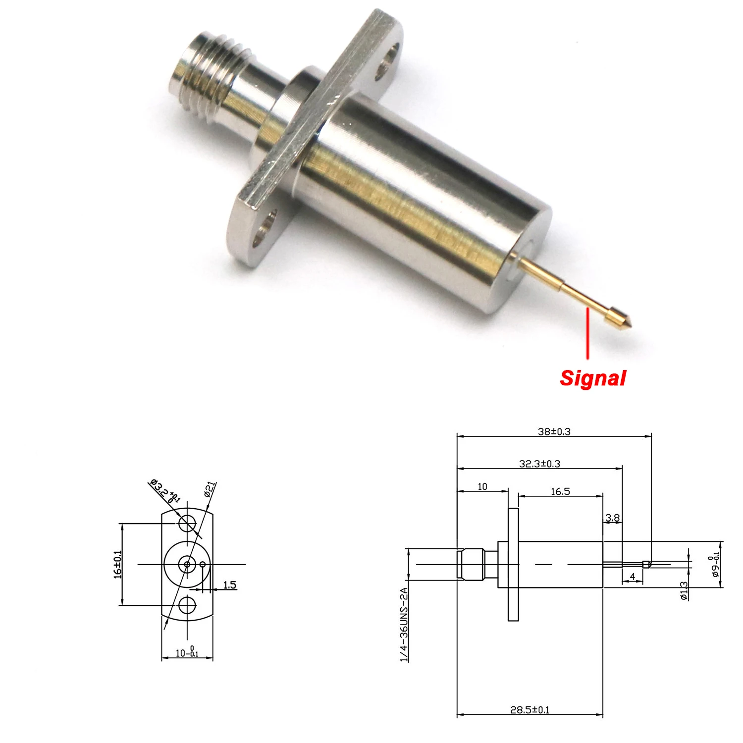 SMA-zu-Sonde-RF-Testsonde mit Einzel-/Doppelnadelspitze für Spektrumanalysator, Hochfrequenz-RF-Signal-Debugging, Amateurfunk-Verstärker – Detail 5