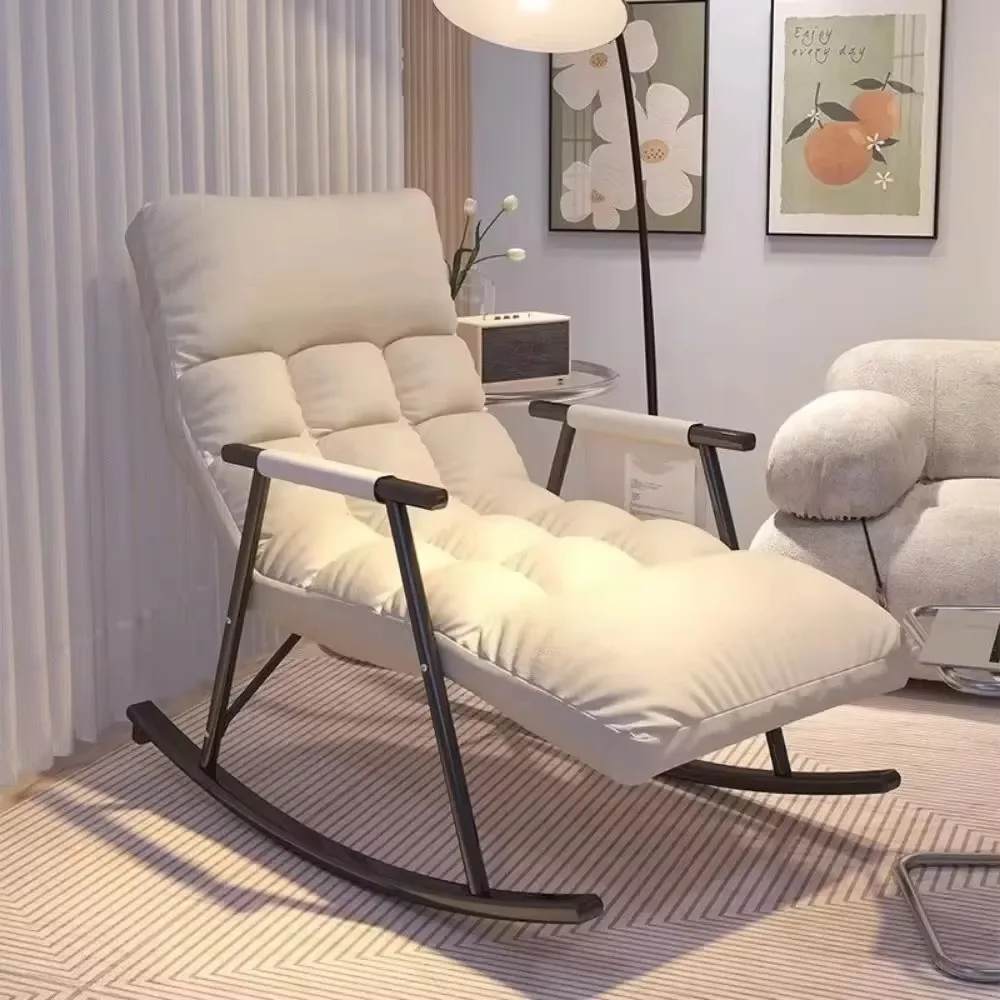 Rocking Chair Lazy Recliner 5 Types Angle Adjustment Detachable Washable Technology Chair for Living Room and Garden image 5