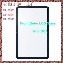 AAA For Nokia T20 LCD TA-1397 TA-1394 TA-1392 Touch Screen Panel Tablet Front Outer LCD Glass Lens With OCA Replacement