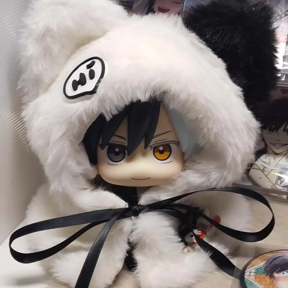 

Doll Accessories Black White 10cm Doll Clothes Hallowmas Theme Dress Up Cotton Doll Clothes Clothes Outfit Doll Doll Cloak DIY