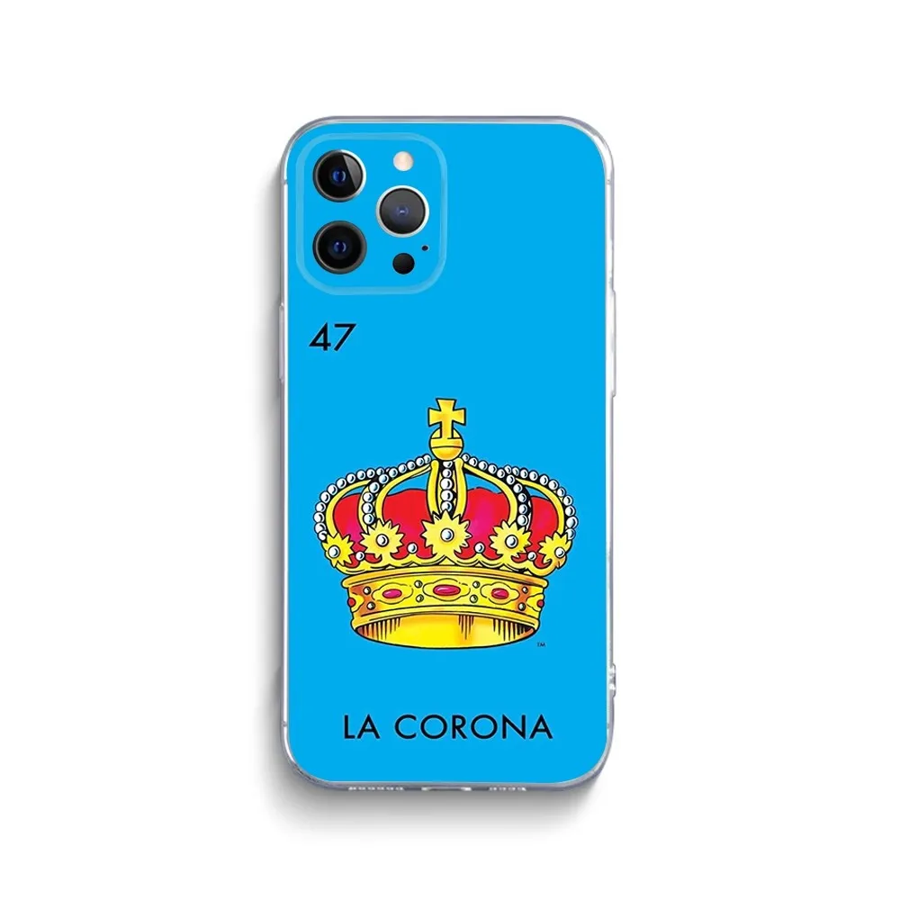 Mexican Bingo Loteria Phone Case For iPhone 15 14 13 12 11 Pro Max Xs Xr X 7 8 Plus 12 13 Mini Silicone Clear Cover