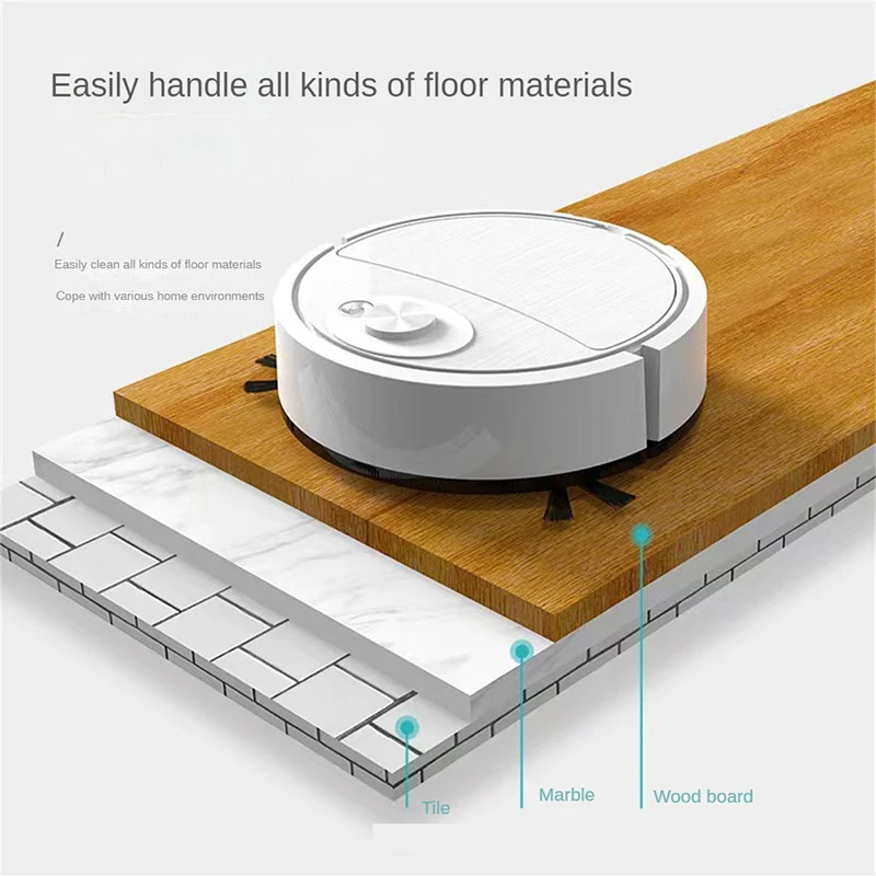 Smart Sweeping Robot Mini Silent Vacuum Wireless Cleaner Sweep Mop Brush Two-In-One Multi-Function Cleaning Machine For Home