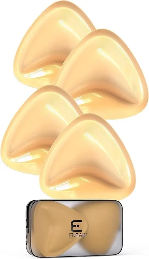 

Sticky Push Up Bra Inserts 2 Pairs-Double Sided Sticky Waterproof Bra Pads for Swimsuit, Sports Bra & Wedding Dress