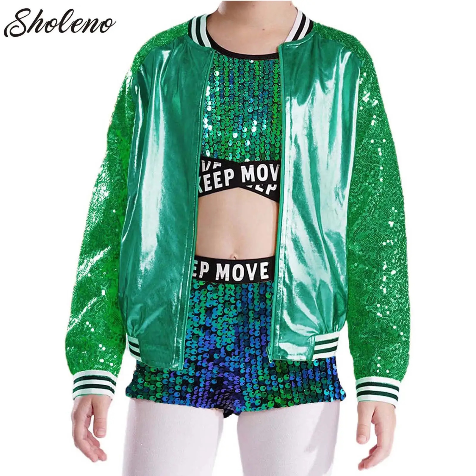 

Jazz Hip Hop Catwalk Jazz Street Dance Hiphop Fashion Personality Kids Girls Jazz Outfits Suits Halloween Clothes Gifts Dress