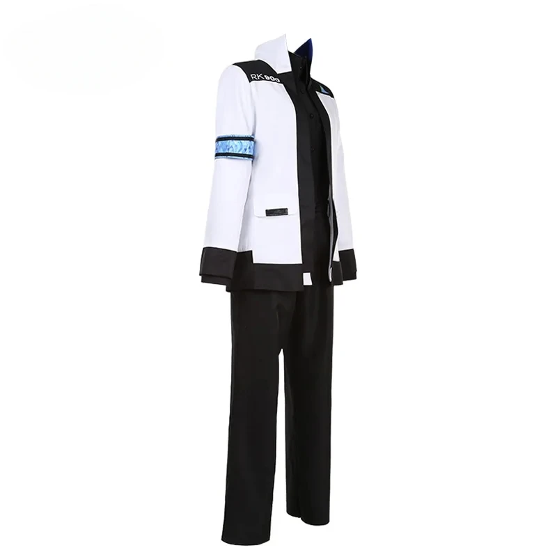 Game Detroit:Become Human Connor Cosplay Costume Adult Unisex RK900 Agent Uniform Coat Shirt Pants Suit Halloween Carnival