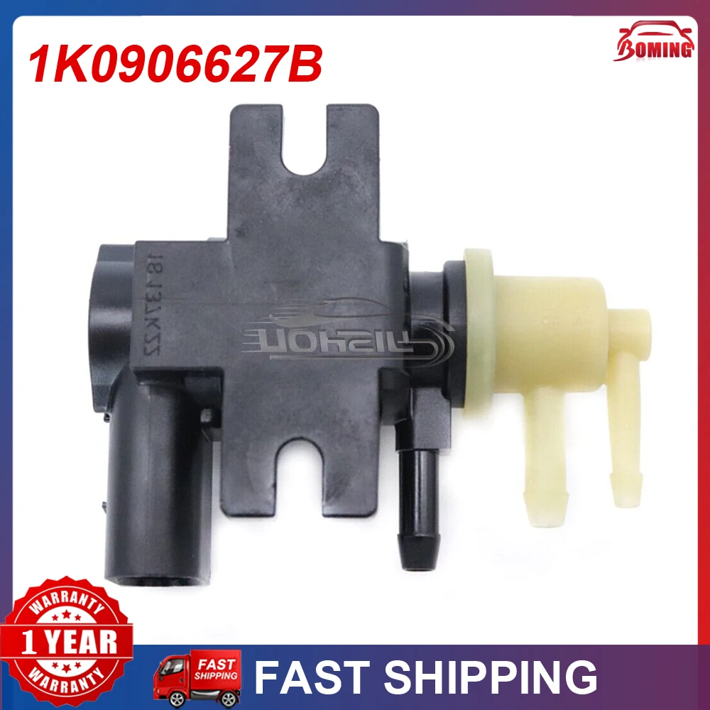 1K0906627B Car Boost Pressure Solenoid Valve For Audi A3 A4 A6 For Volkswagen Tiguan Passat  Golf Jetta Beetle 1K0906627