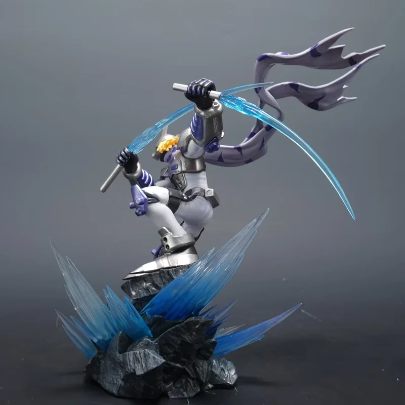 Figuras de Anime Digimon Adventure de 23cm, figuras de bestias Wolfmon, muñeca, colección de estatuas de Pvc, modelo de decoración, juguete, regalo de Navidad