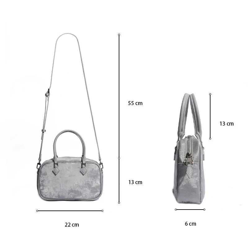 Mini torebka damska torebka Crossbody z naturalnej skóry Donna z paskiem na ramię do luksusowej mody