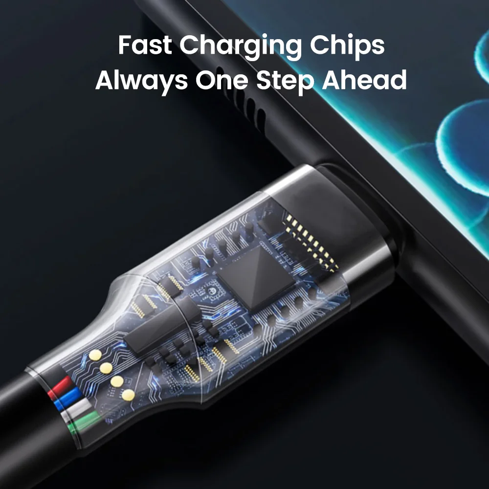 Кабель зарядный Elough с USB C на USB Type C, 5 А, 120 Вт