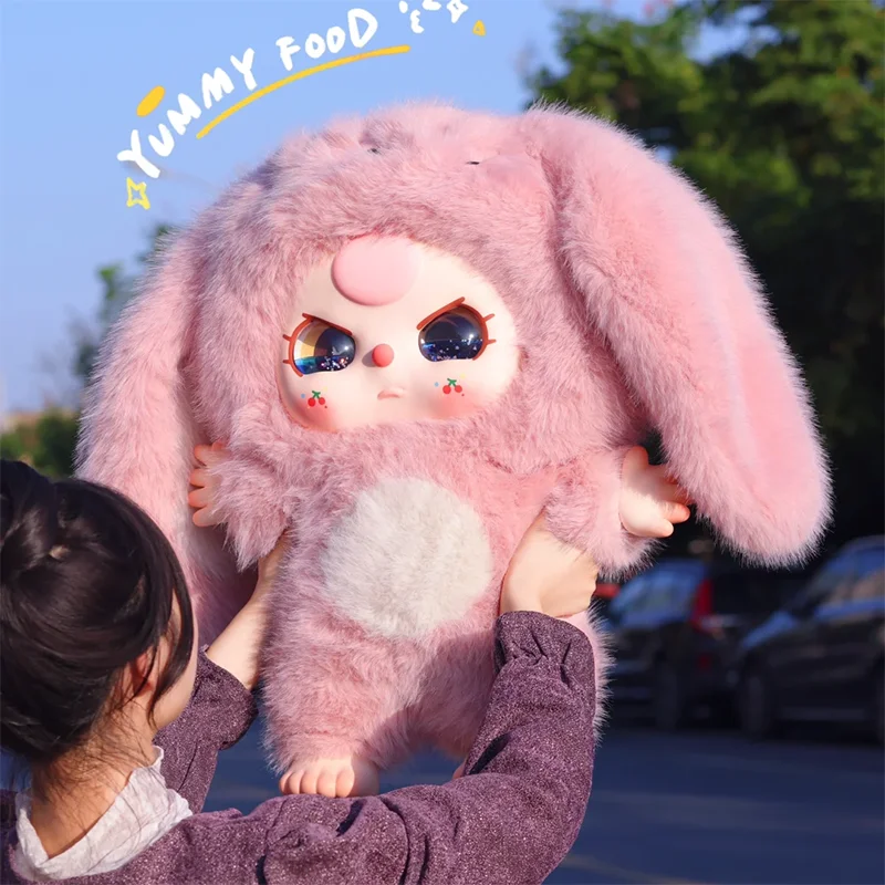 

Genuine Baby Three 1000% V1 Blind Box Kawaii Big Doll Figure Vinyl Doll Model Pink Rabbit Trendy Toy Home Decoration Cute Gift