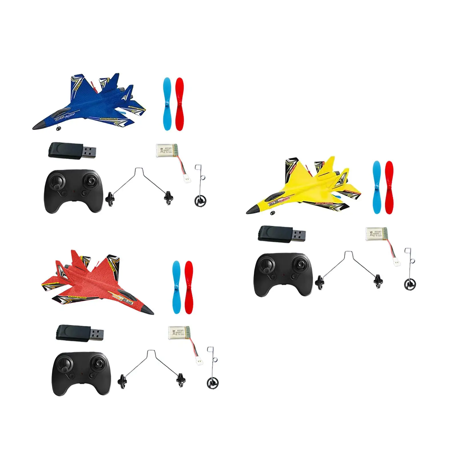 Avion télécommandé en mousse, planeur RC, train d'atterrissage léger et portable,