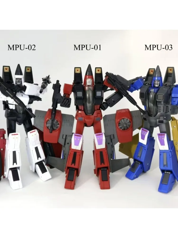 【In Stock】 Transformed Toys MPU-01MPU-02 MPU-03  Flying Squad Three-pointed MP52 Mobile Robot Model Toys Desktop Collection