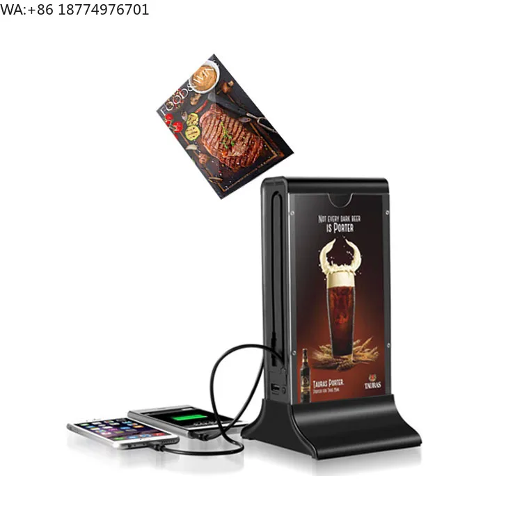 New Restaurant Desktop Tablet Stand Small Screen  Menu Video Advertising Panel Display AD Player