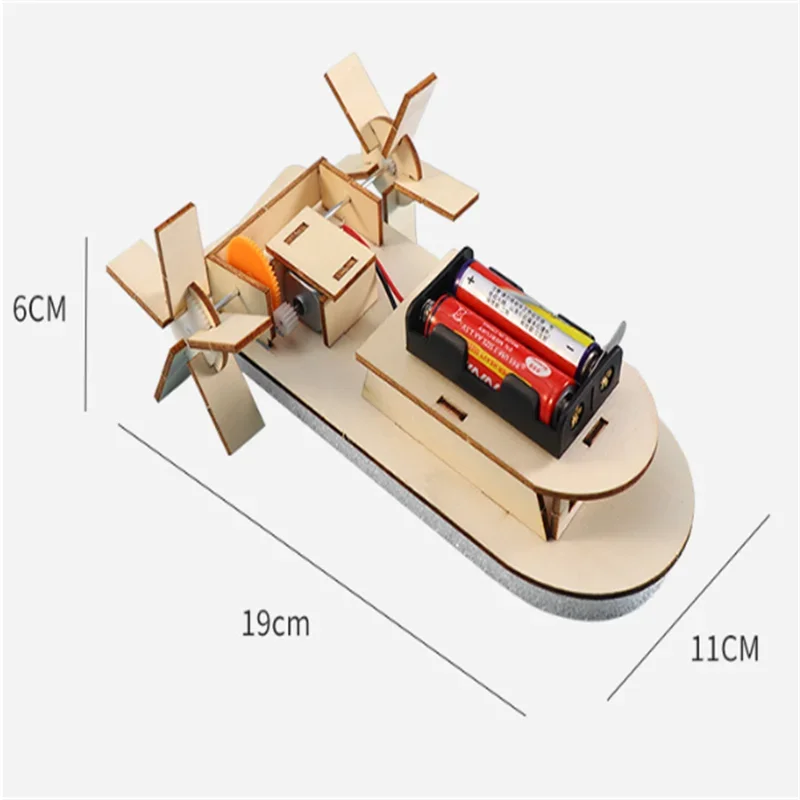DIY Wooden Ship Model Small Maker Material Gift Toy Science Experiment Set Assembly Material Packaging Toy Birthday Gift