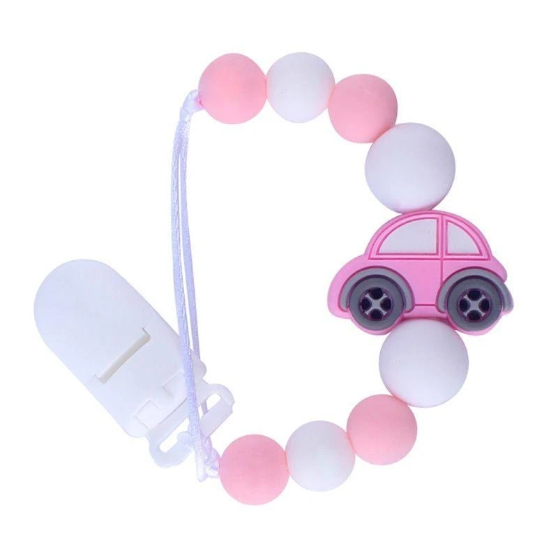 y4qa clips baby boy Boys panda pacifier chain silicone ingle informe eys eys eys eys heads so the pacifier clips b