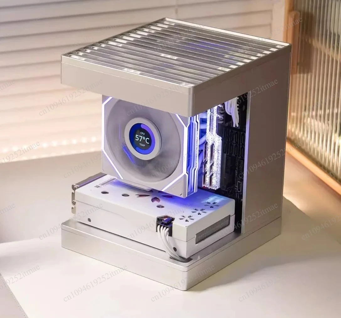 Aluminum Alloy Mini ITX Panoramic Computer Case