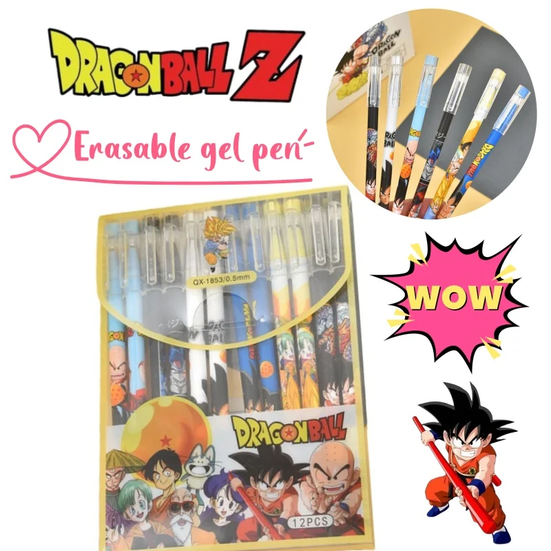 

Новая гелевая ручка Dragon Ball «Сон Гоку и Камэ Сэннин» с высоким качеством цвета, креативным дизайном и уникальным стилем, 0.5 мм, для студентов, плавное письмо, быстросохнущая, для подписи