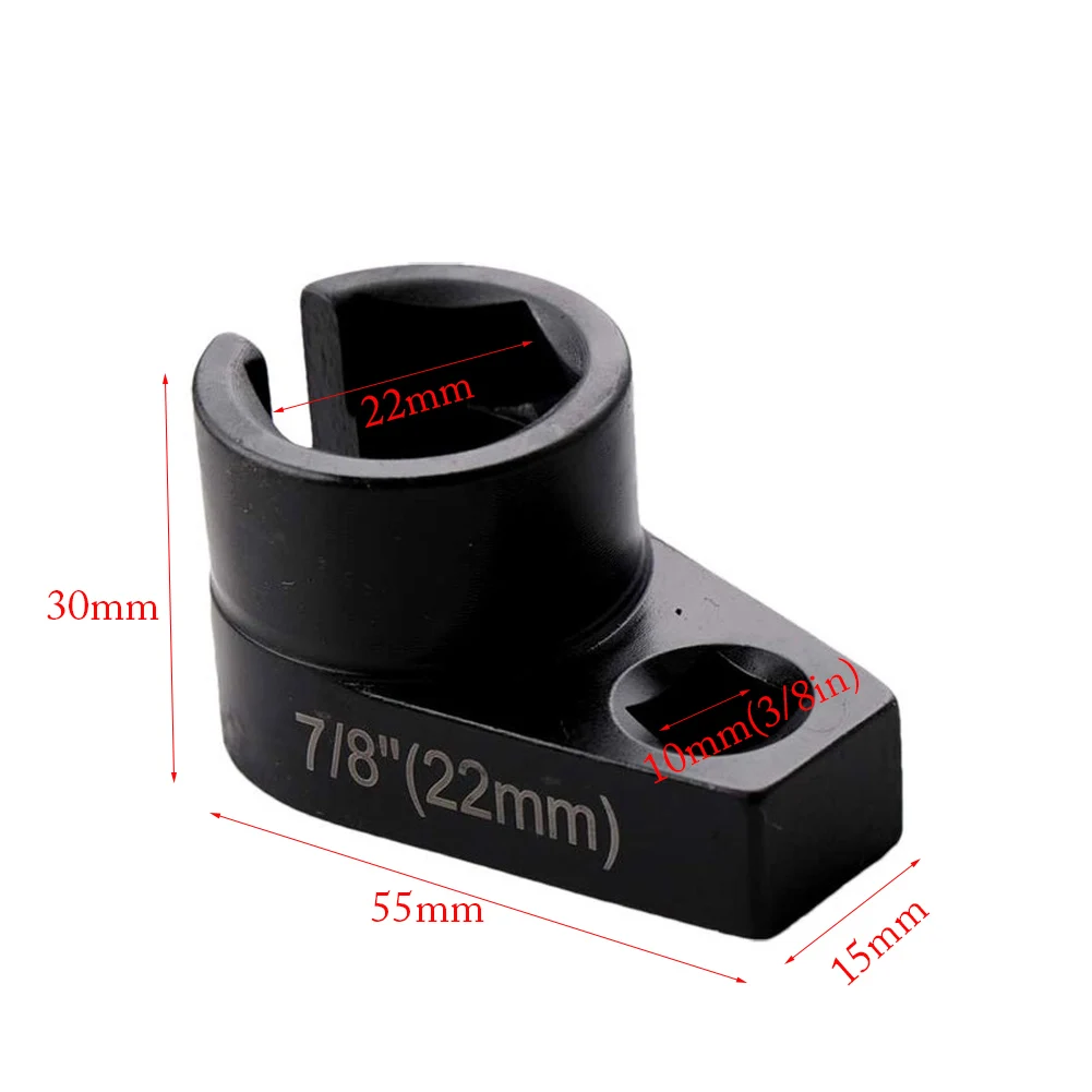 22mm Oxygen Sensor Removal Socket Wrench 7/8 inch Size for Use on Passenger Cars Light Trucks and Commercial Vehicles